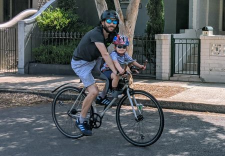 Cruiser bike with baby seat sale